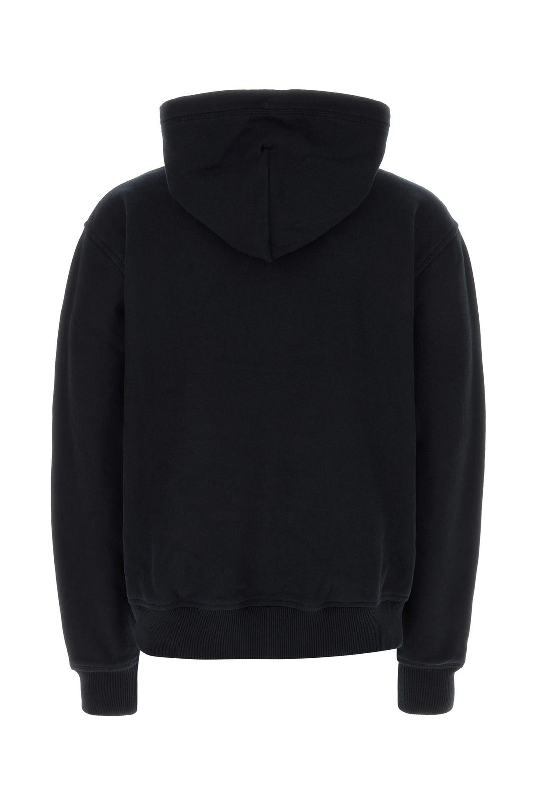 Black cotton oversize sweatshirt