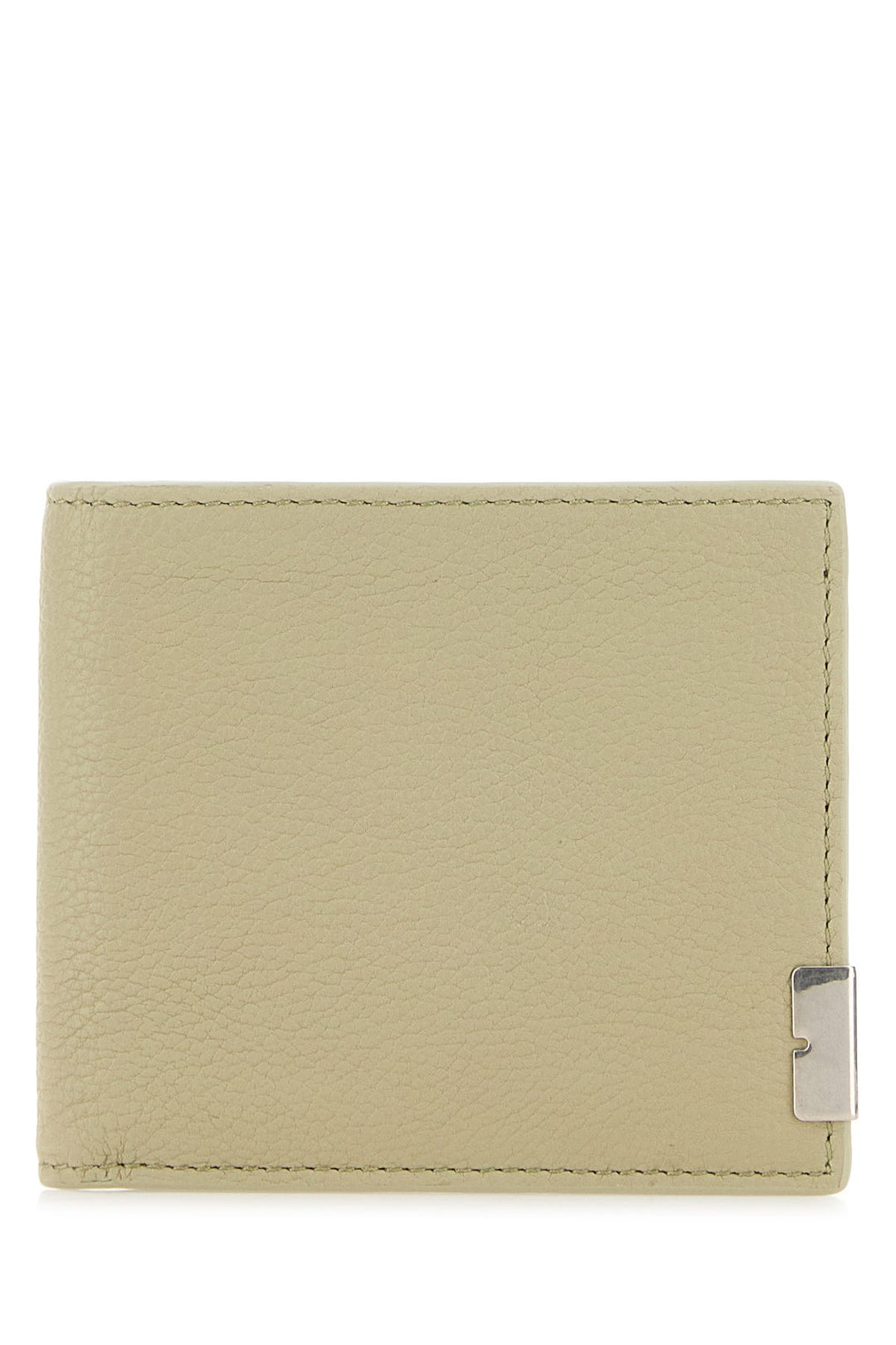 Sage green leather wallet