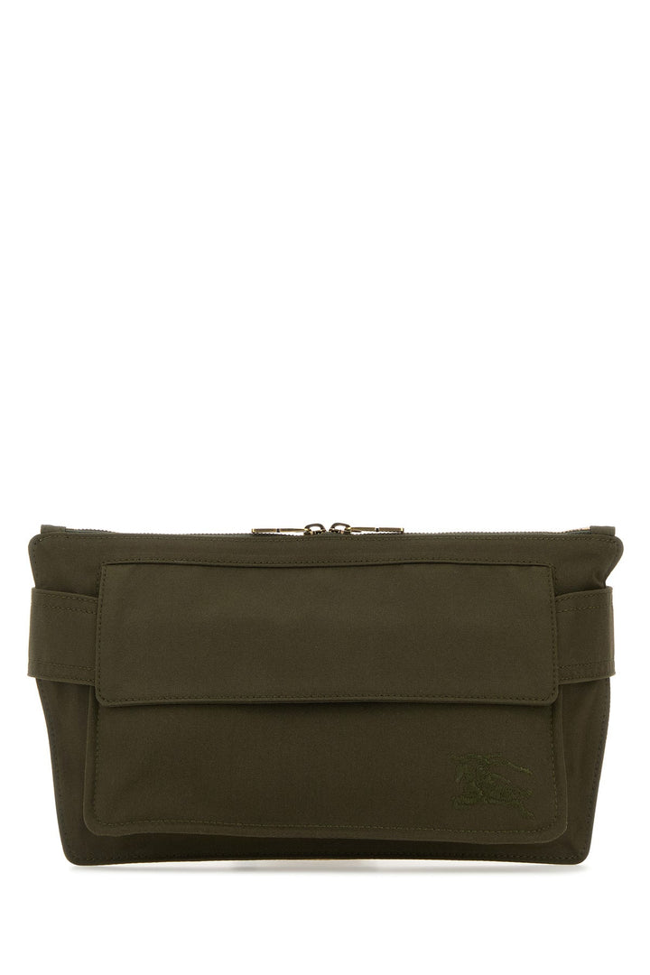 Army green canvas Trench belt bag