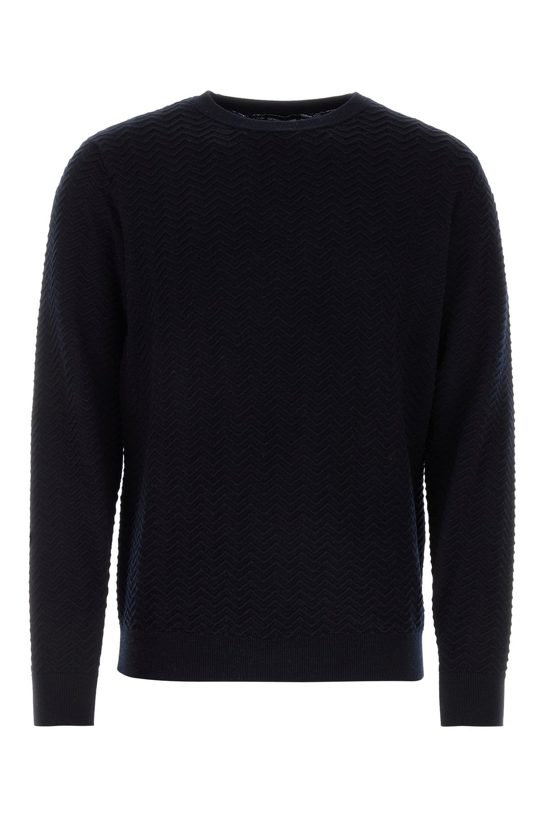 Midnight blue wool blend sweater