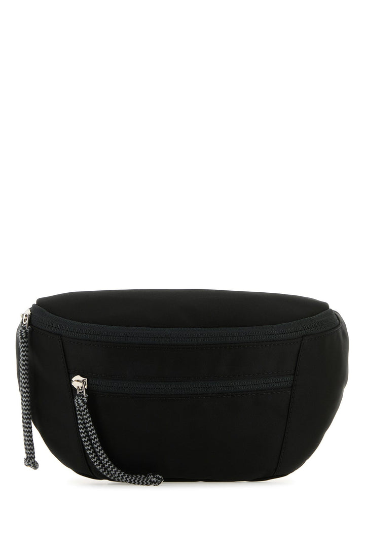 Black nylon Curb belt bag