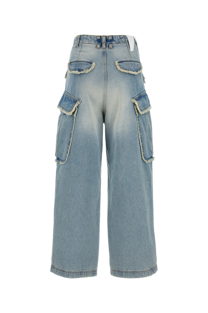 Light-blue denim Vivi cargo jeans