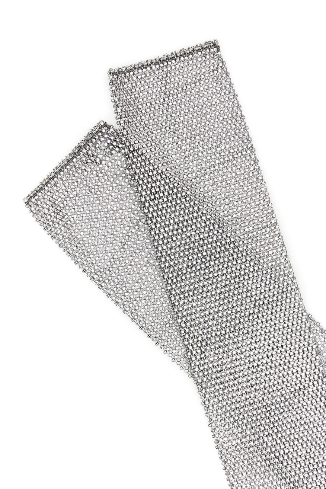 Silver chain mail socks