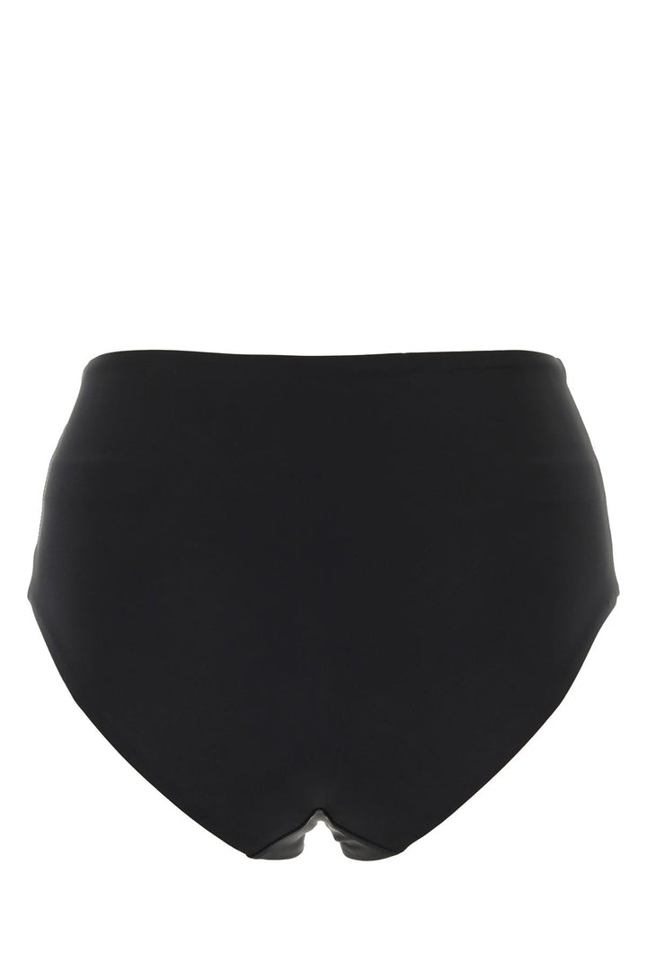 Black stretch polyester slip