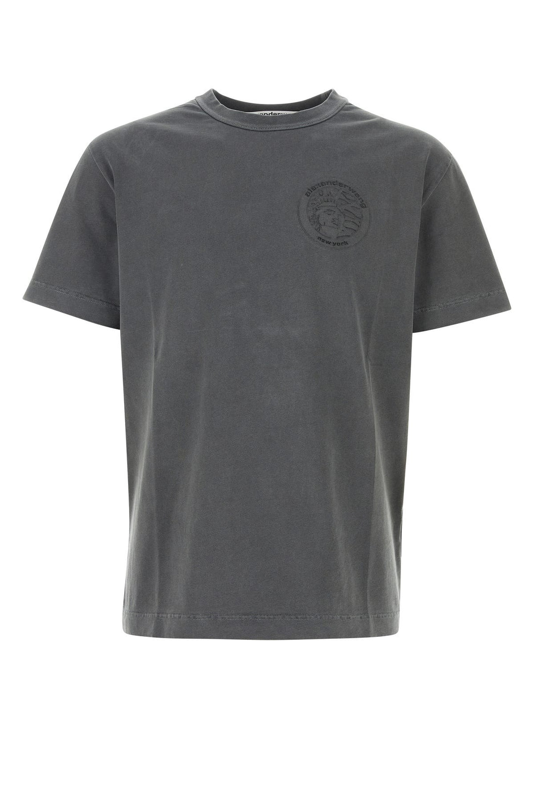 Anthracite cotton t-shirt