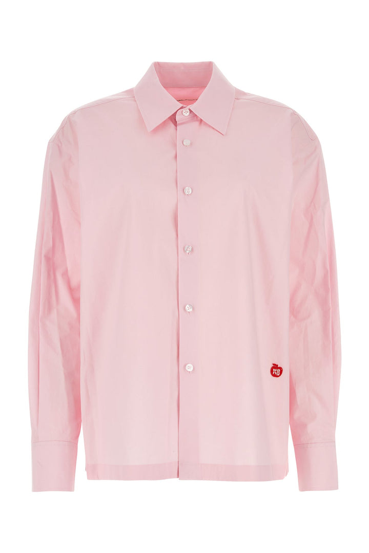 Pink poplin shirt