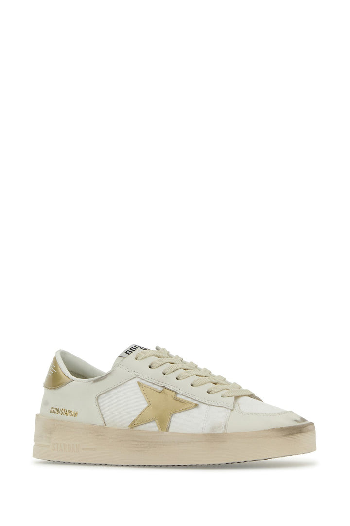 White leather Stardan sneakers