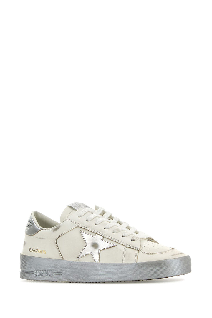 White leather Stardan sneakers