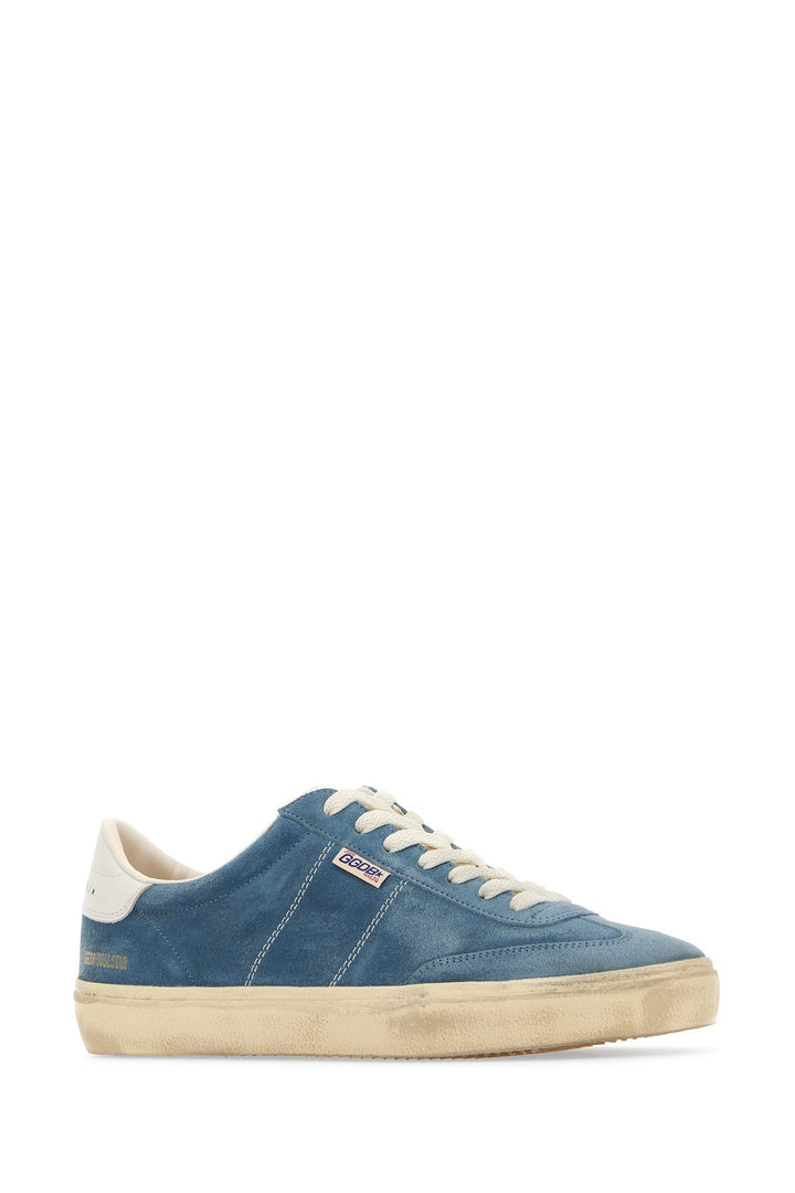 Light blue suede Soul Star sneakers