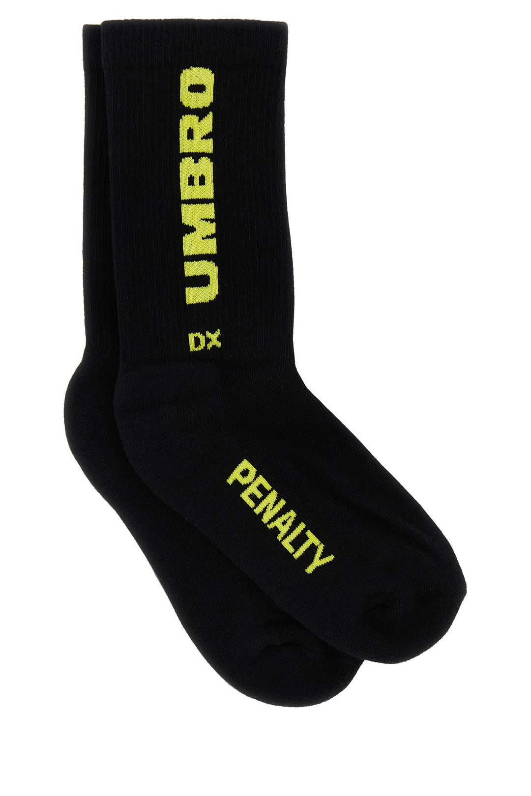 Black stretch cotton blend socks