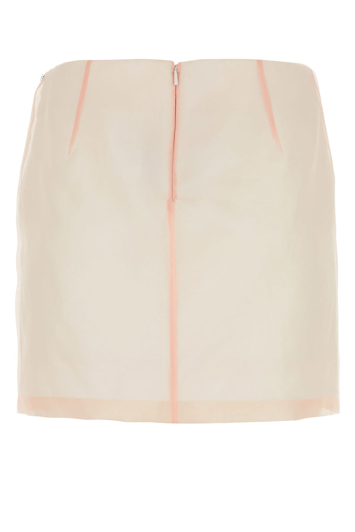 Pastel pink silk Adelchi1234 mini skirt