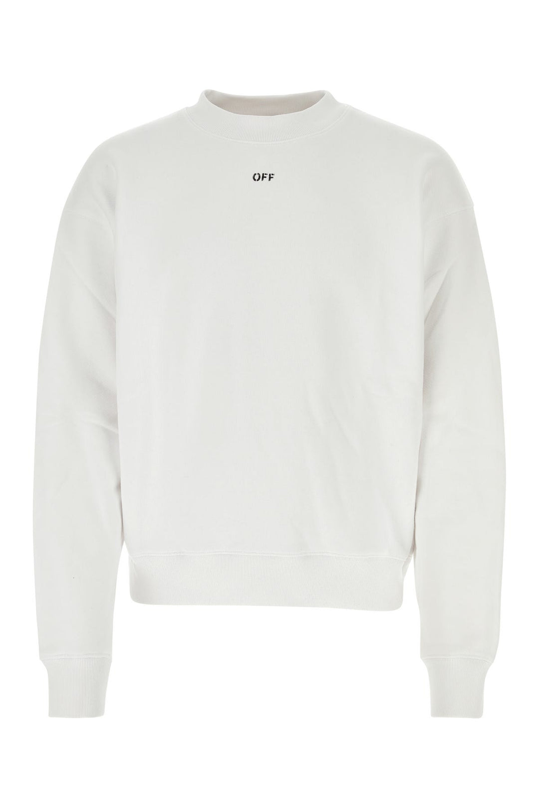 White cotton sweatshirt