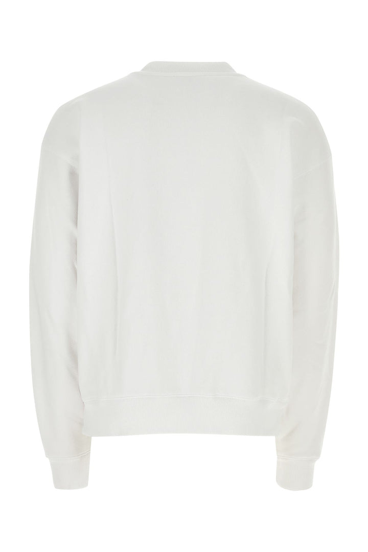 White cotton sweatshirt