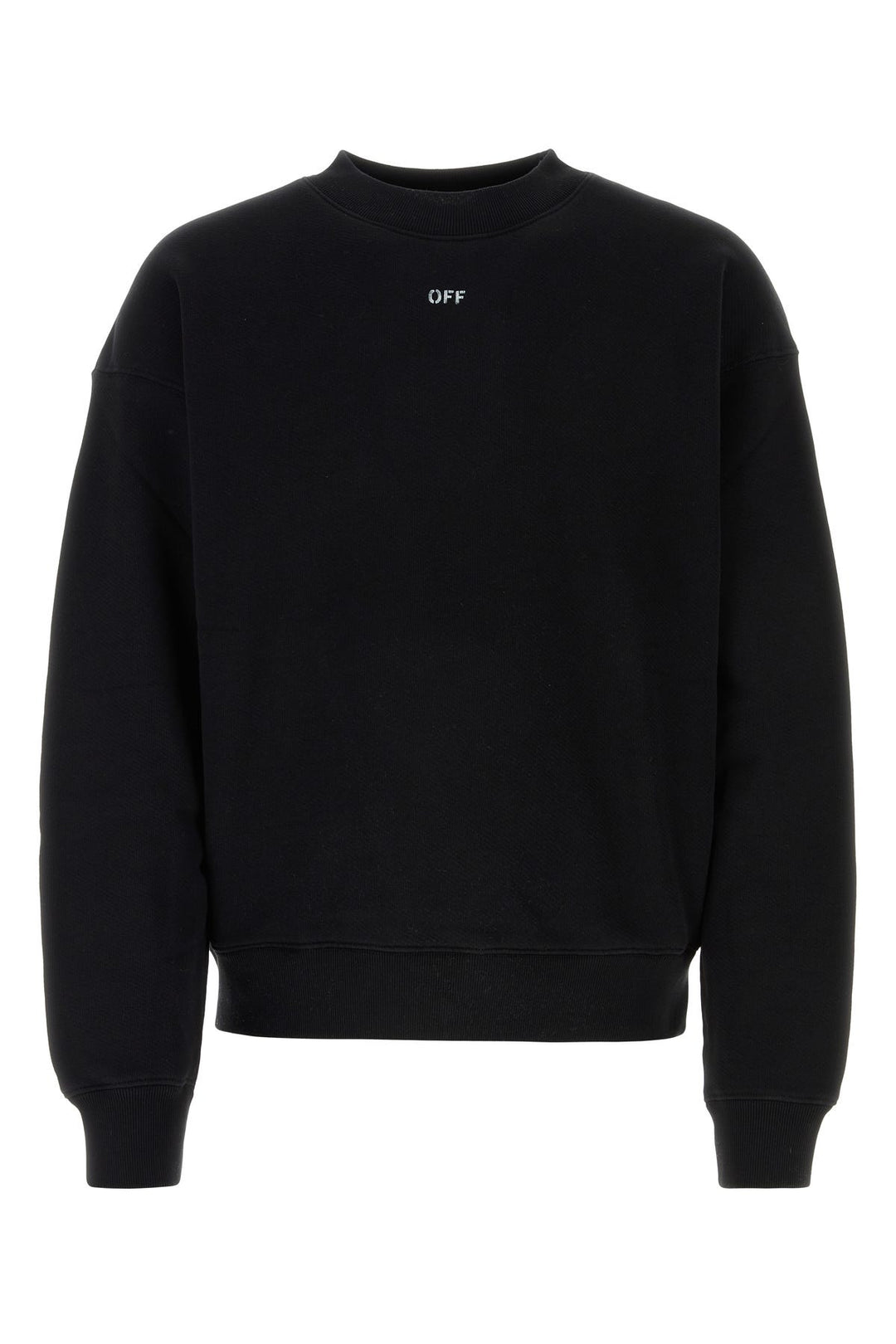 Black cotton sweatshirt