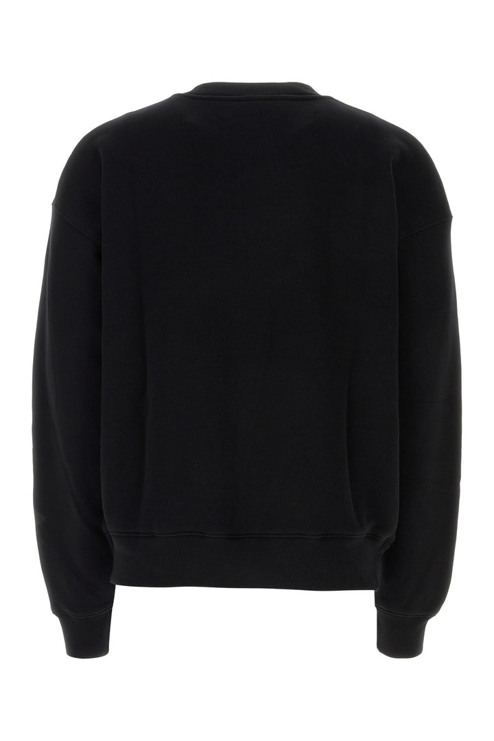 Black cotton sweatshirt