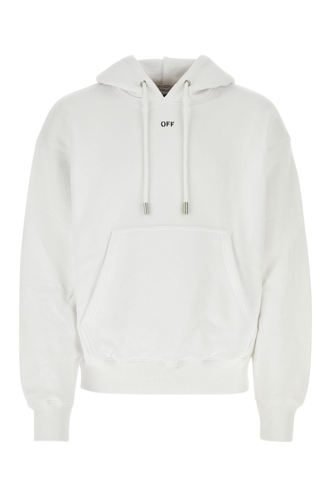 White cotton sweatshirt