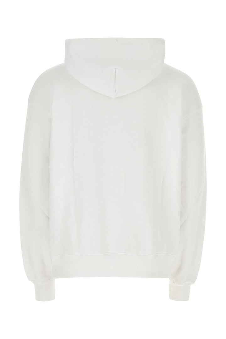 White cotton sweatshirt