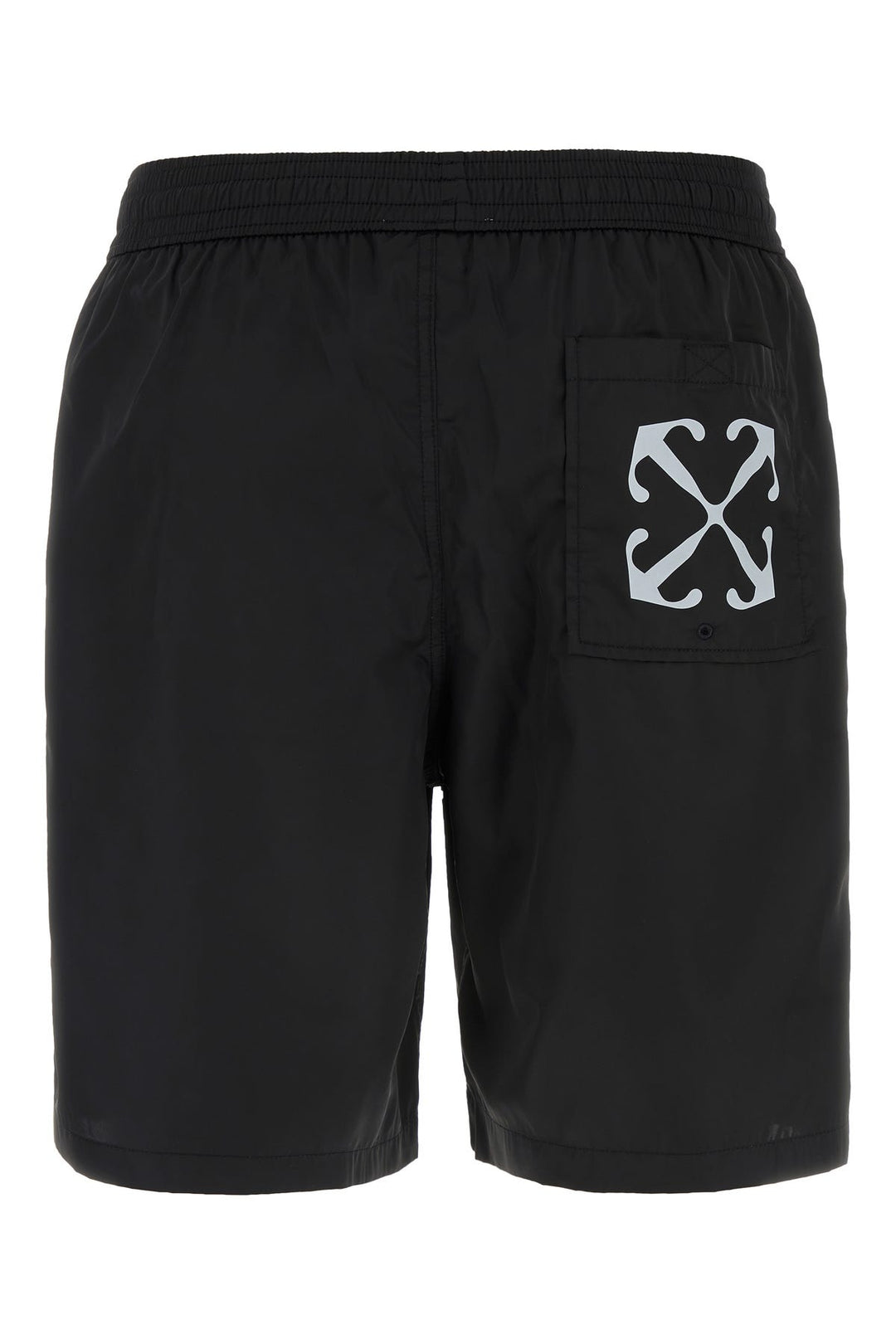 Black polyester Arr Surfer swimming shorts