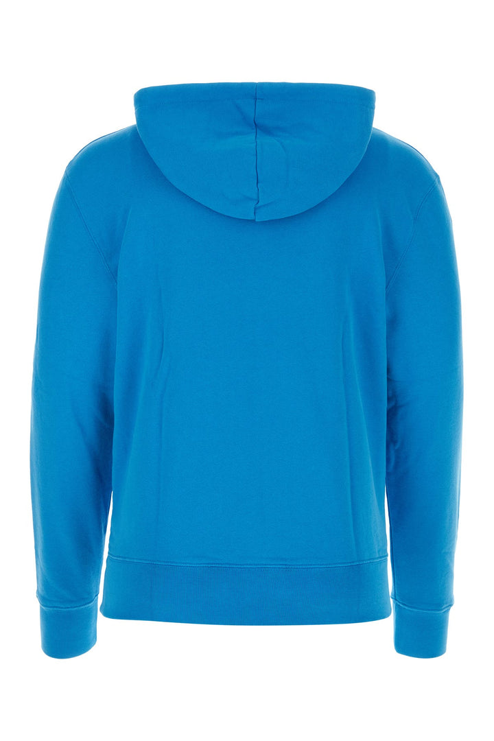 Turquoise cotton sweatshirt