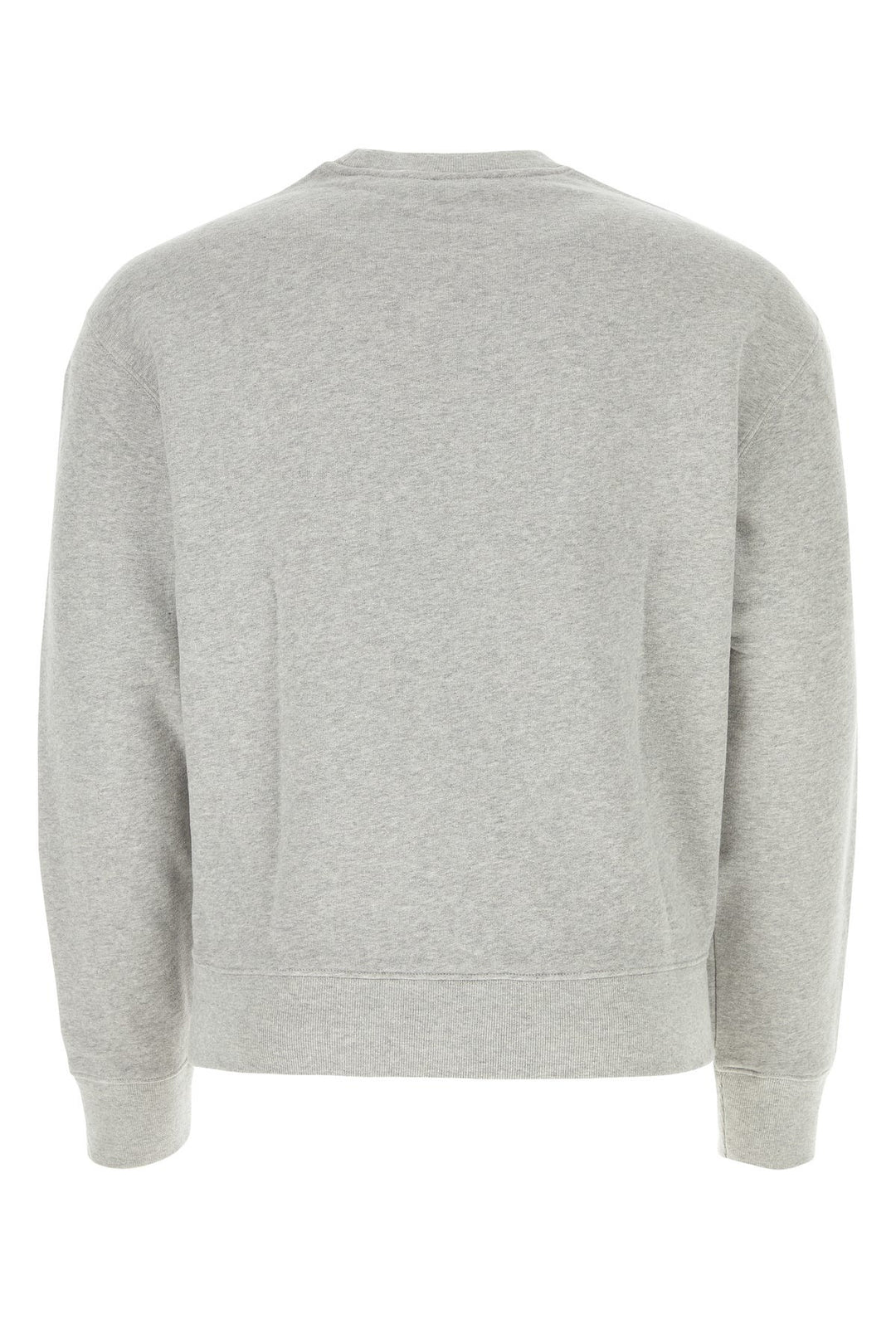 Melange grey cotton sweatshirt