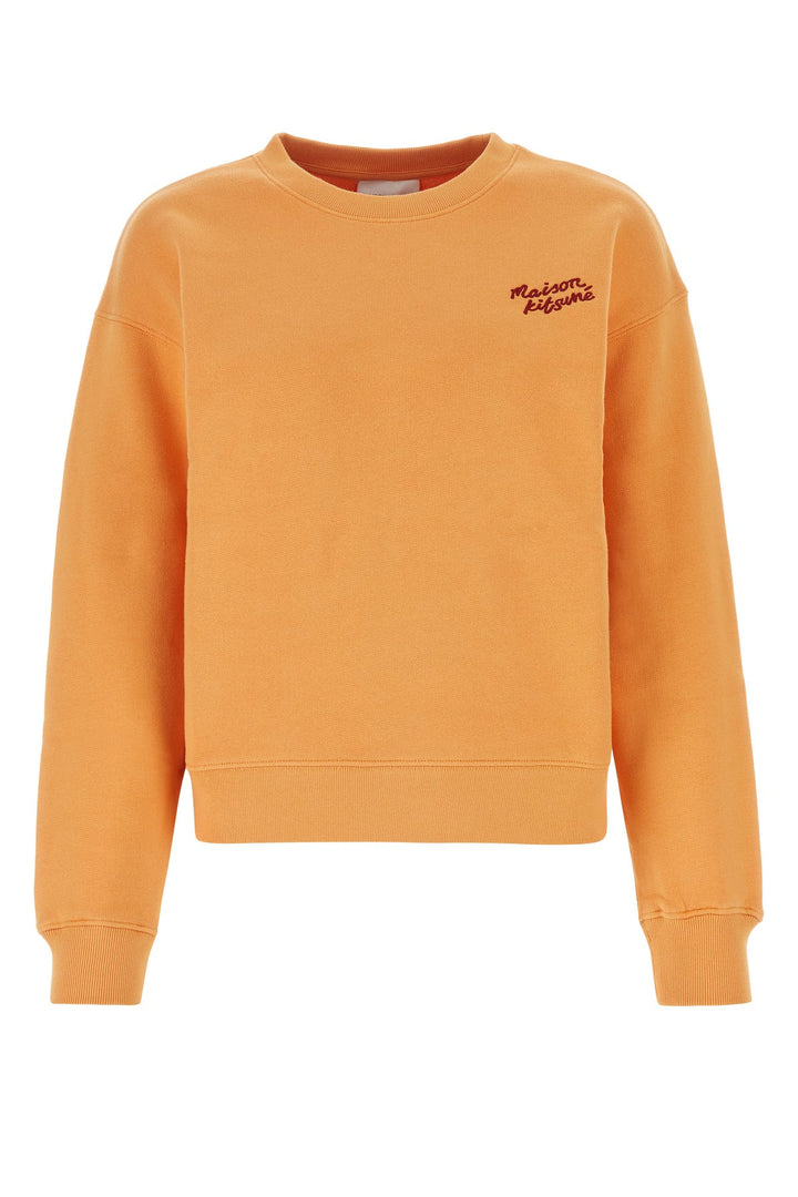 Light orange cotton sweatshirt