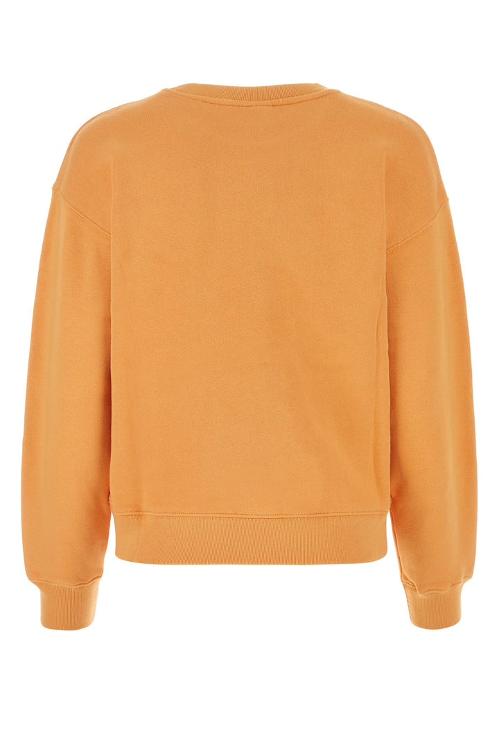 Light orange cotton sweatshirt