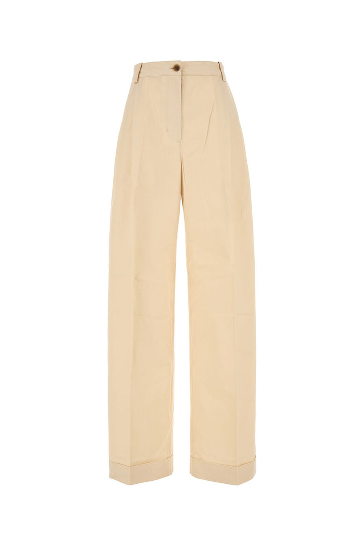 Cream cotton pant