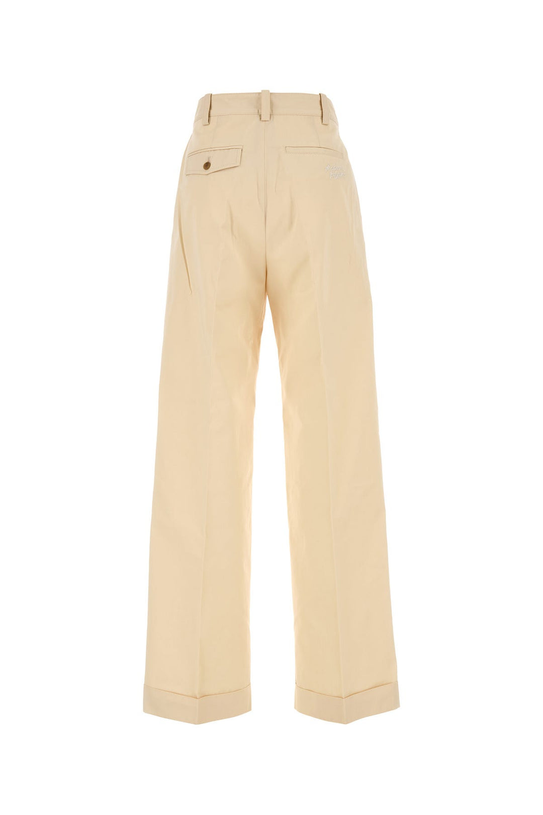 Cream cotton pant