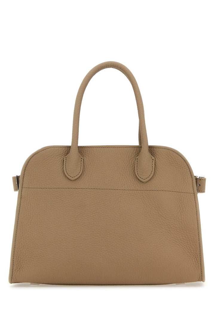 Beige leather Soft Margaux 10 handbag