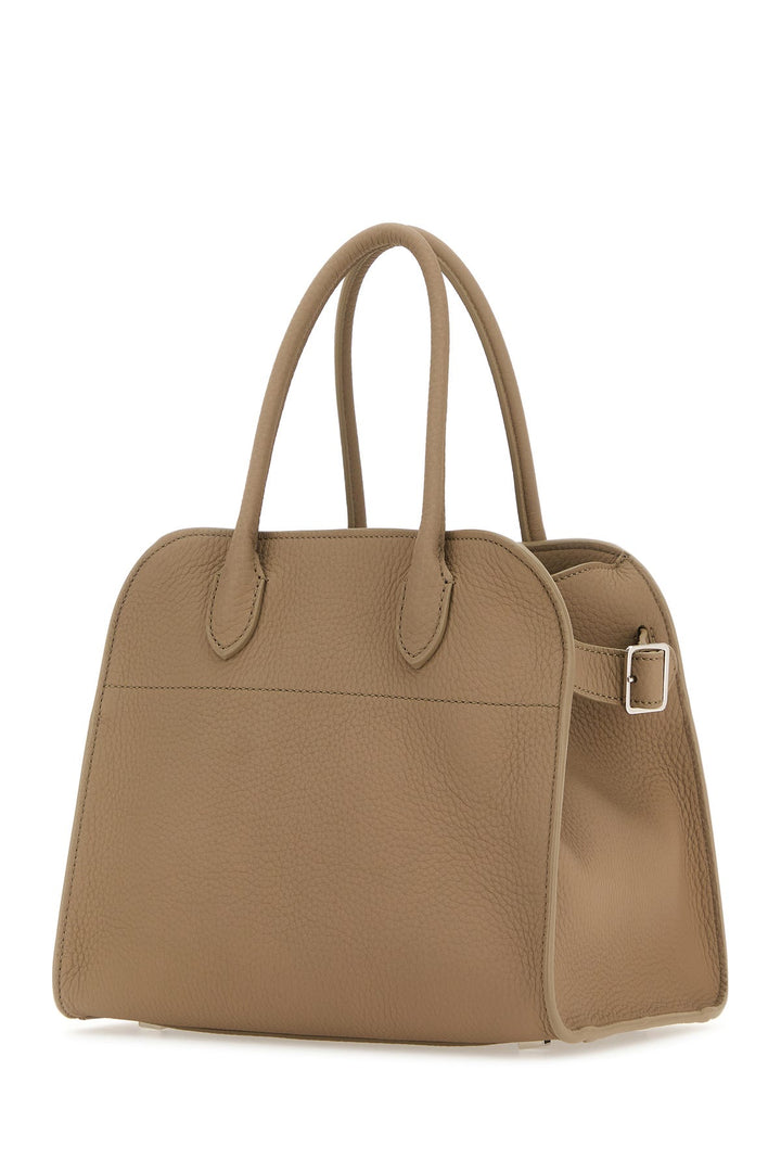 Beige leather Soft Margaux 10 handbag