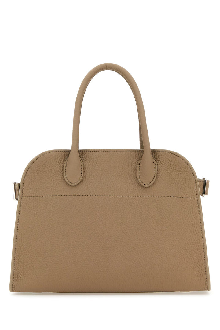 Beige leather Soft Margaux 10 handbag