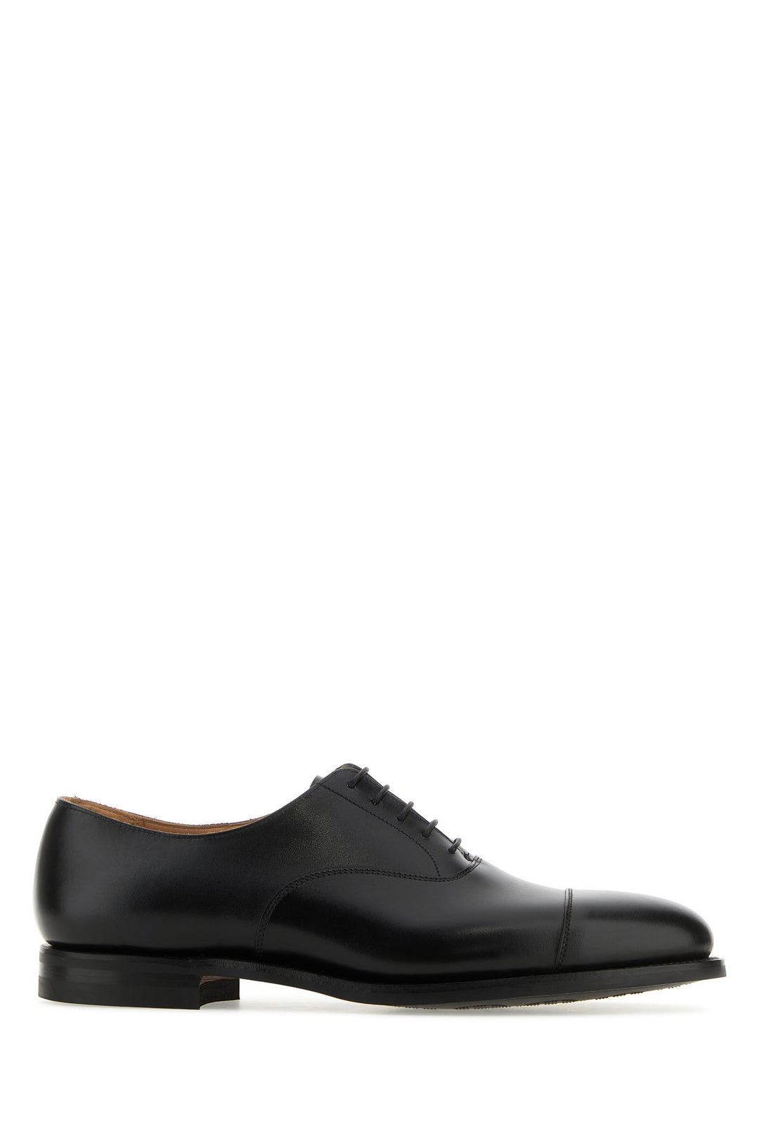 Black leather Connaught 2 lace-up shoes