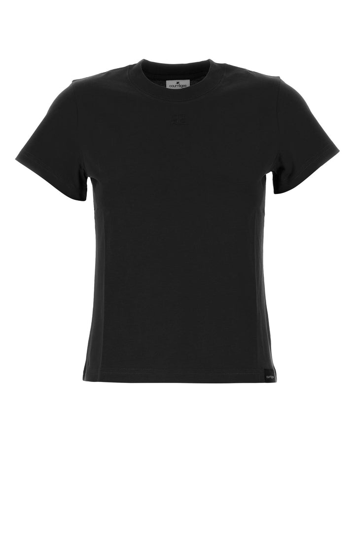 Black cotton t-shirt