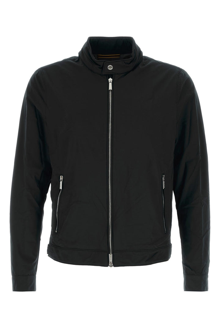 Black nylon blend Vangi-Kn jacket