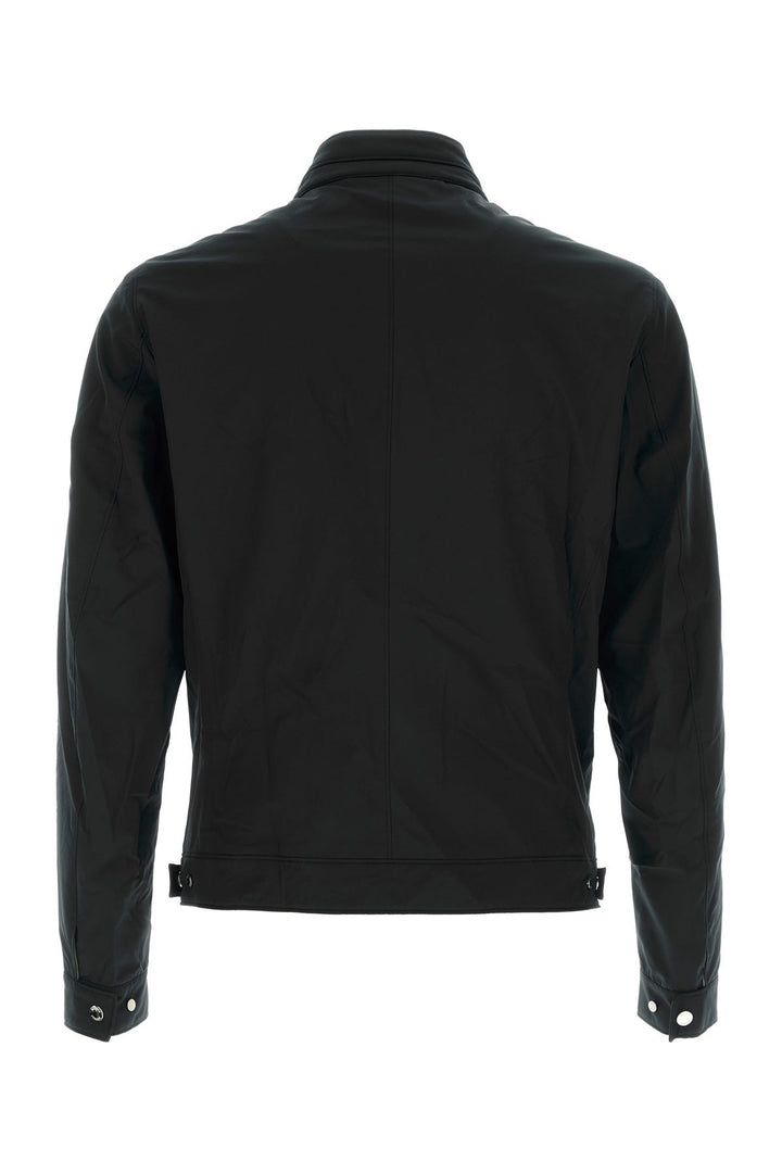 Black nylon blend Vangi-Kn jacket