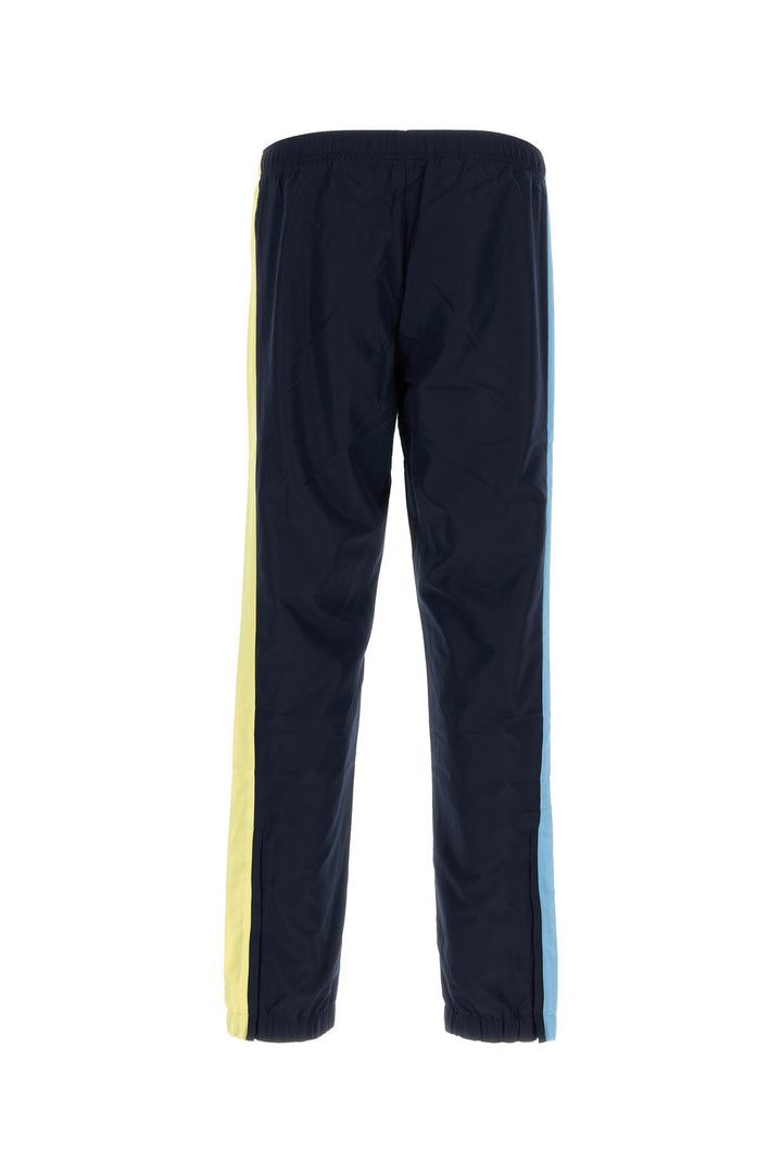 Midnight blue polyester joggers