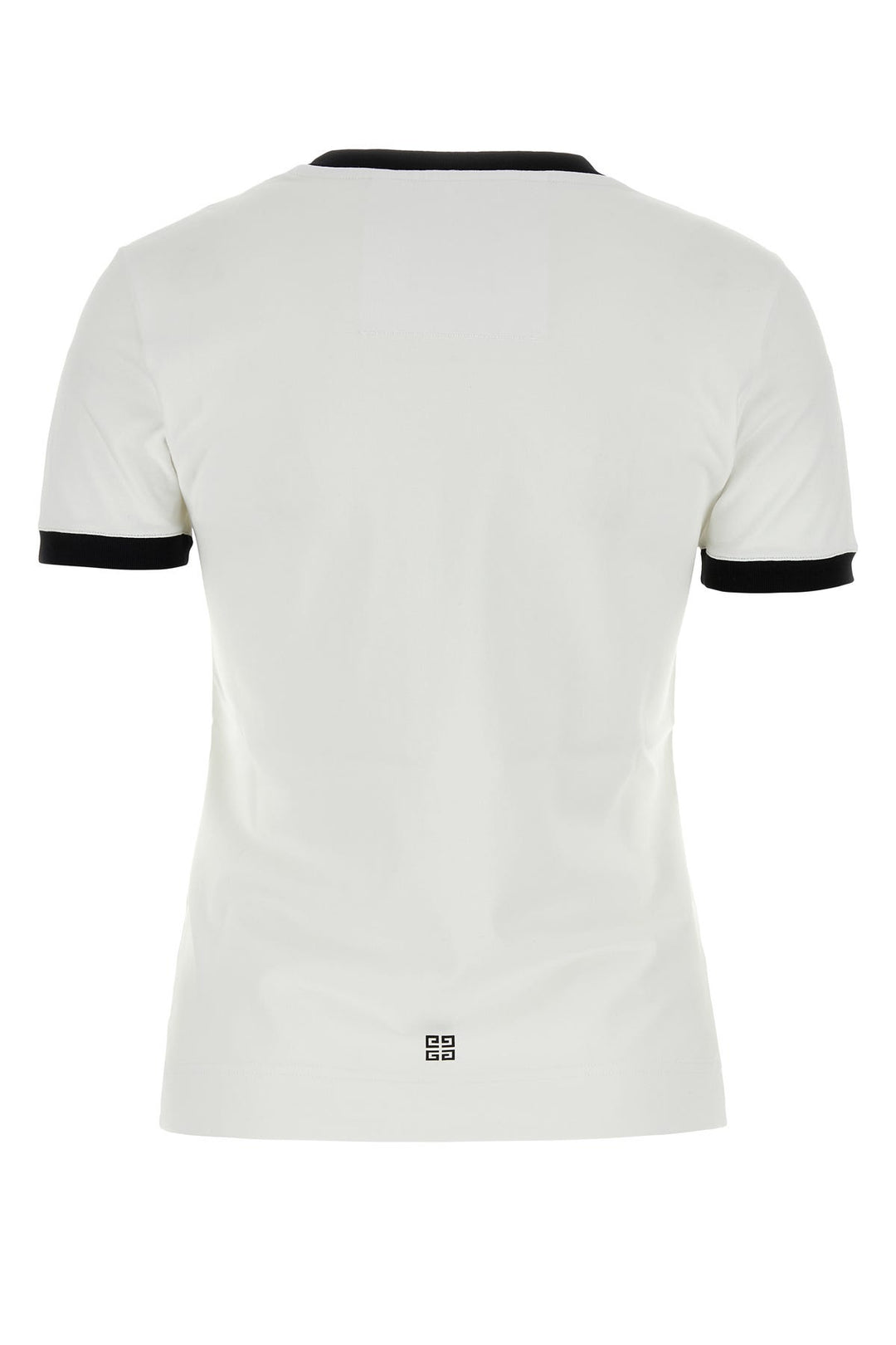 White stretch cotton t-shirt