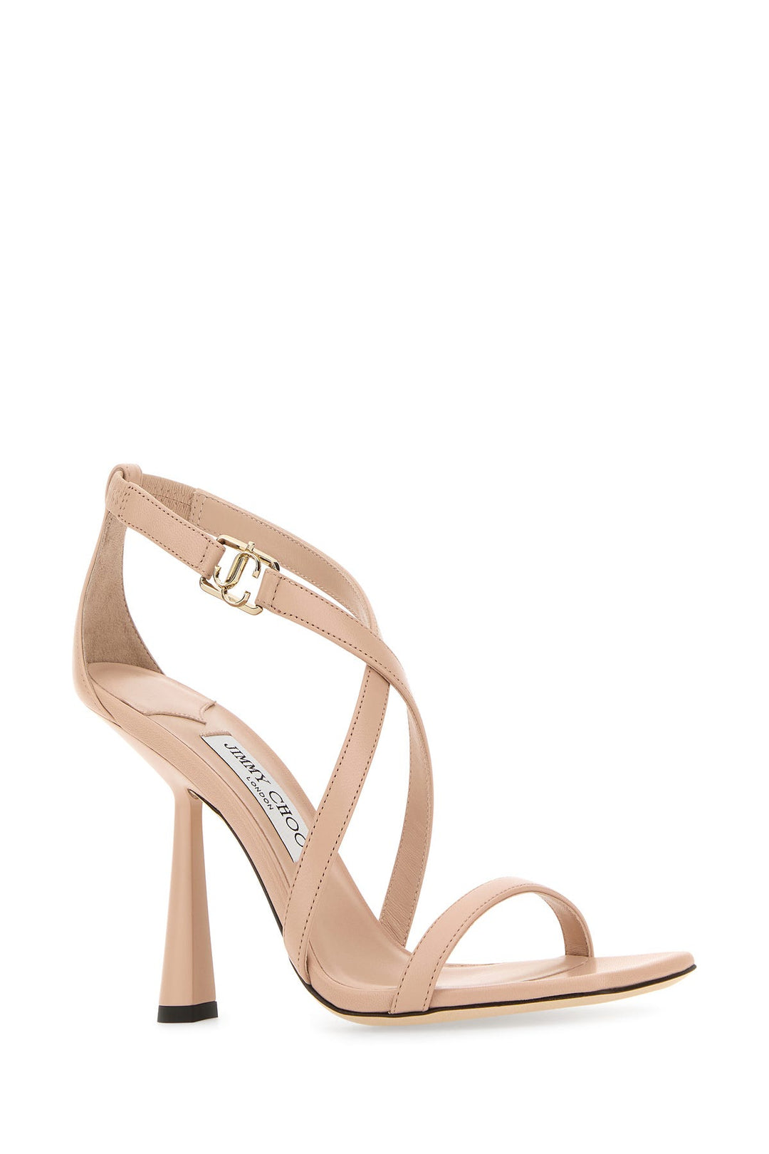 Pink leather Jessica sandals