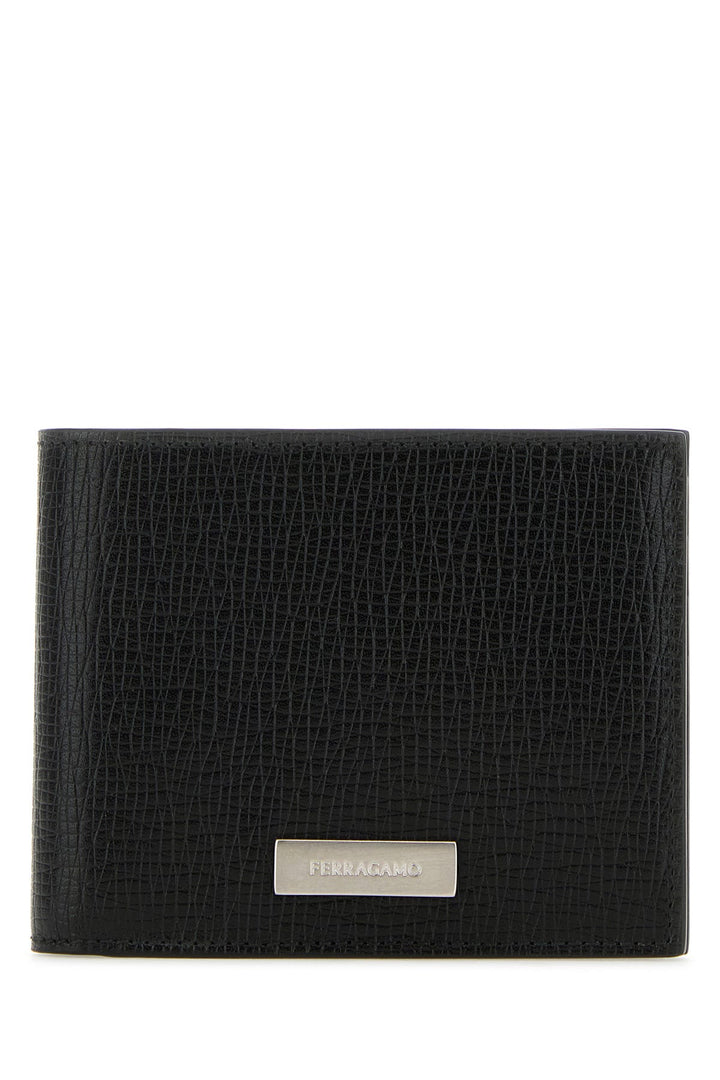 Black leather wallet