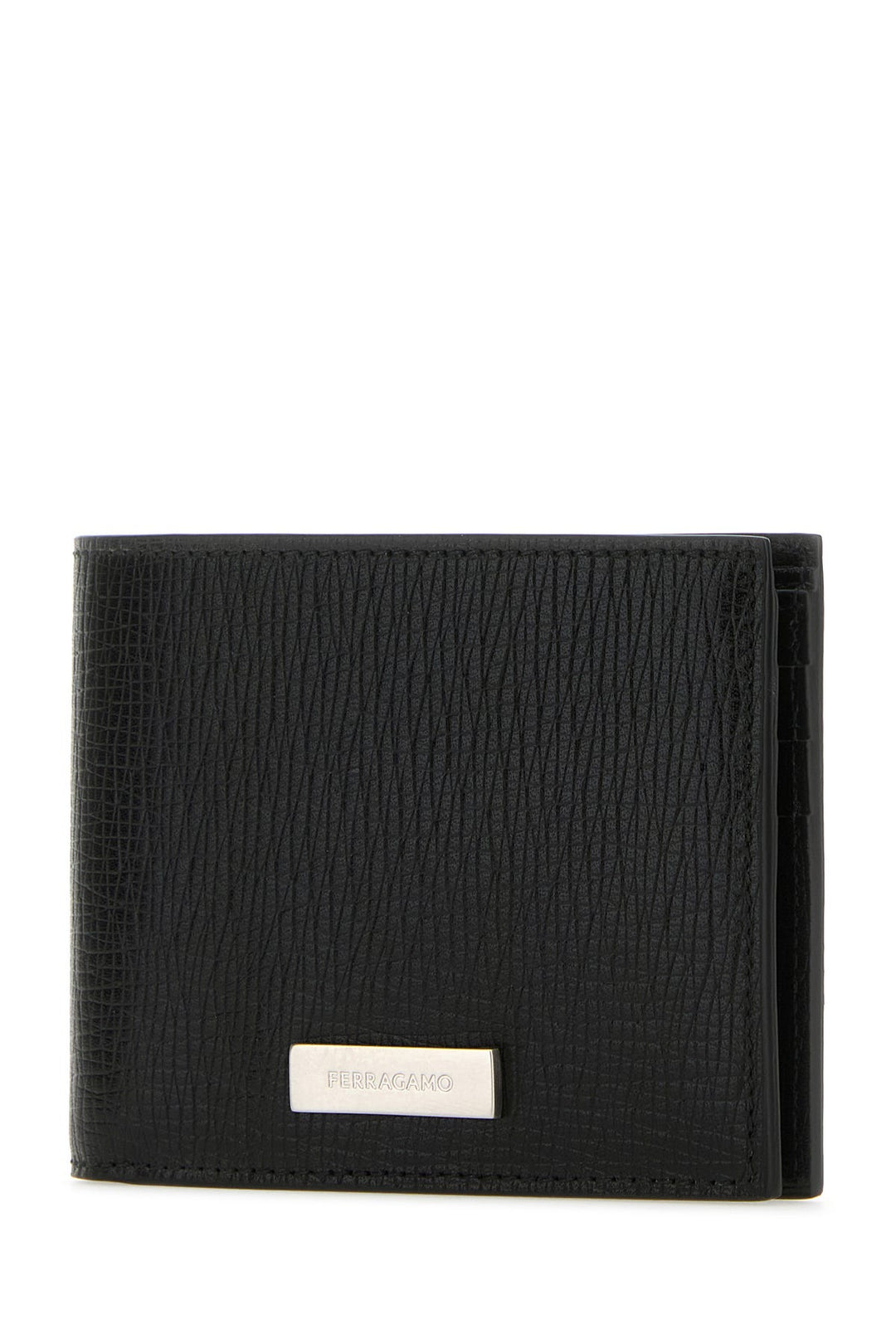 Black leather wallet