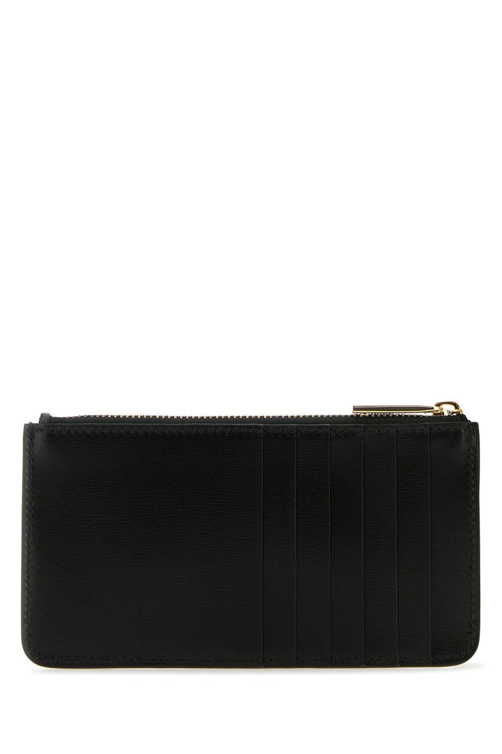 Black leather wallet