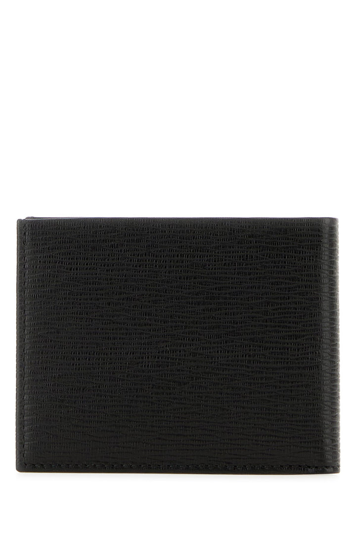 Black leather wallet