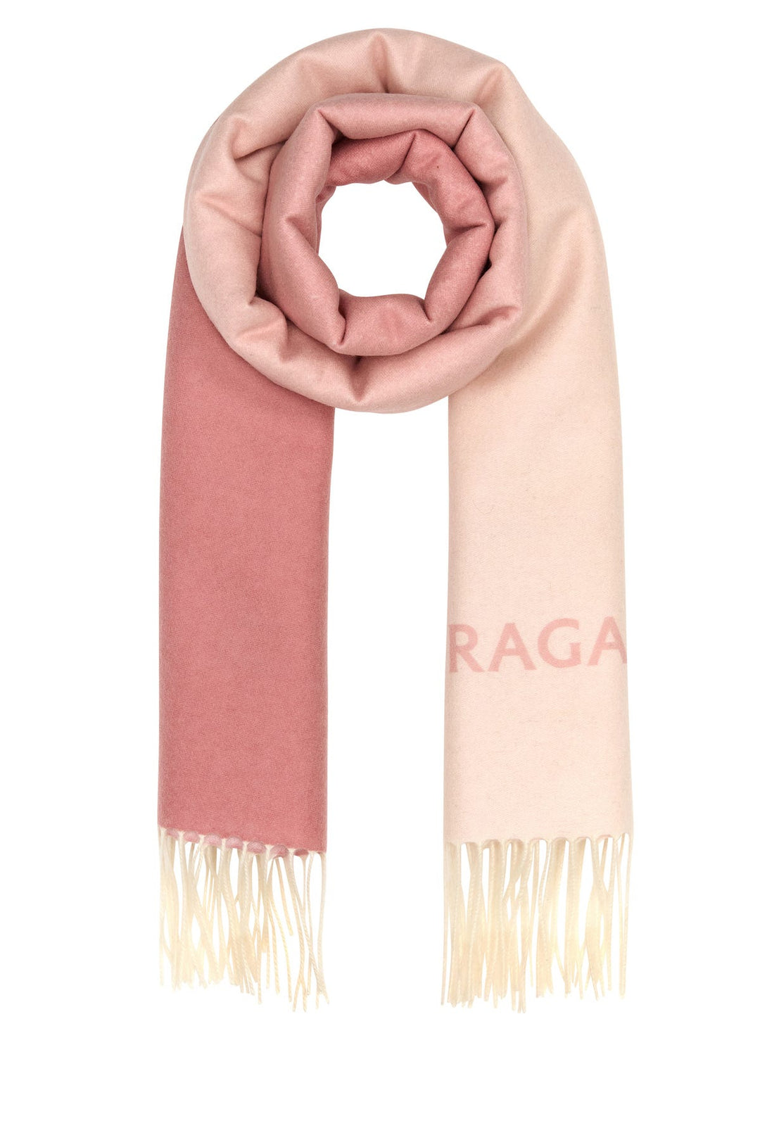 Pink cashmere scarf