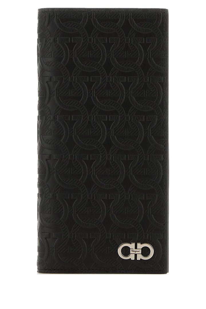 Black leather wallet