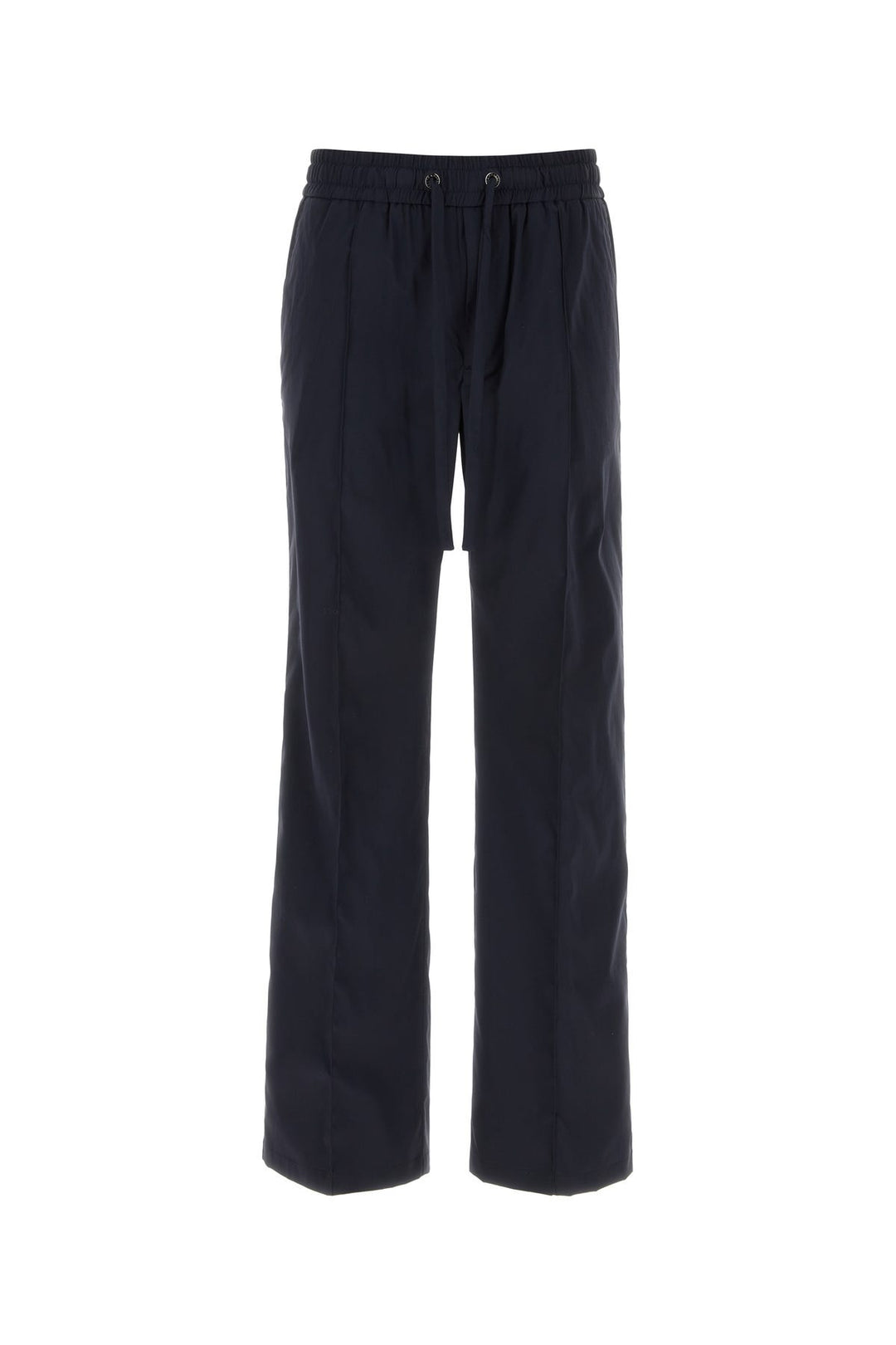 Navy blue stretch nylon pant