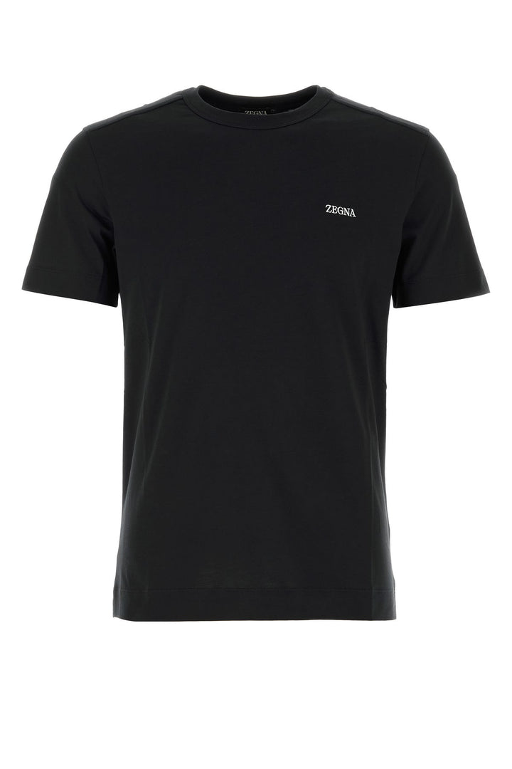 Black cotton t-shirt