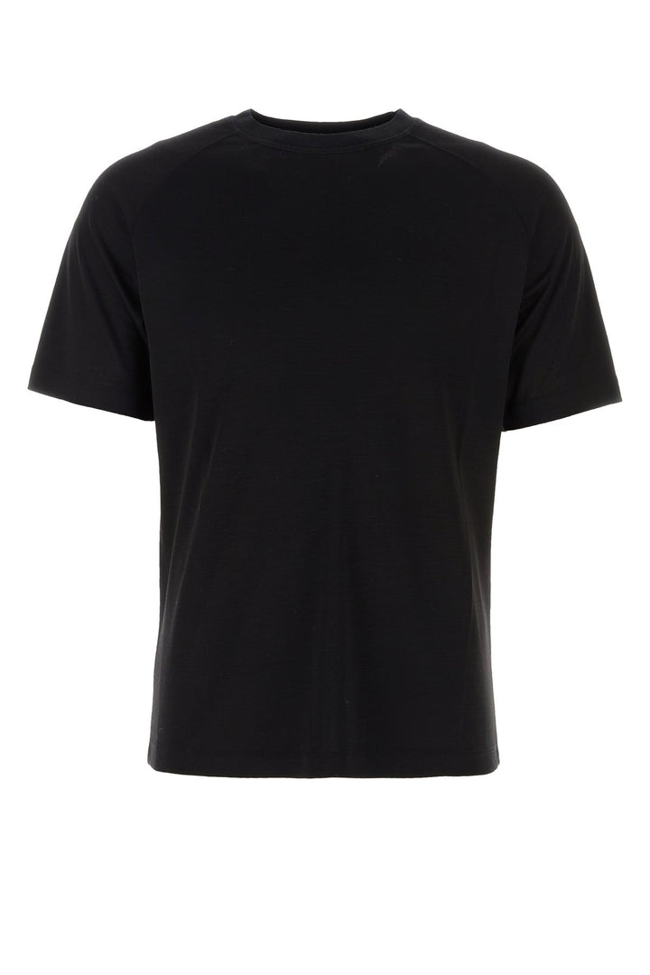 Black wool t-shirt