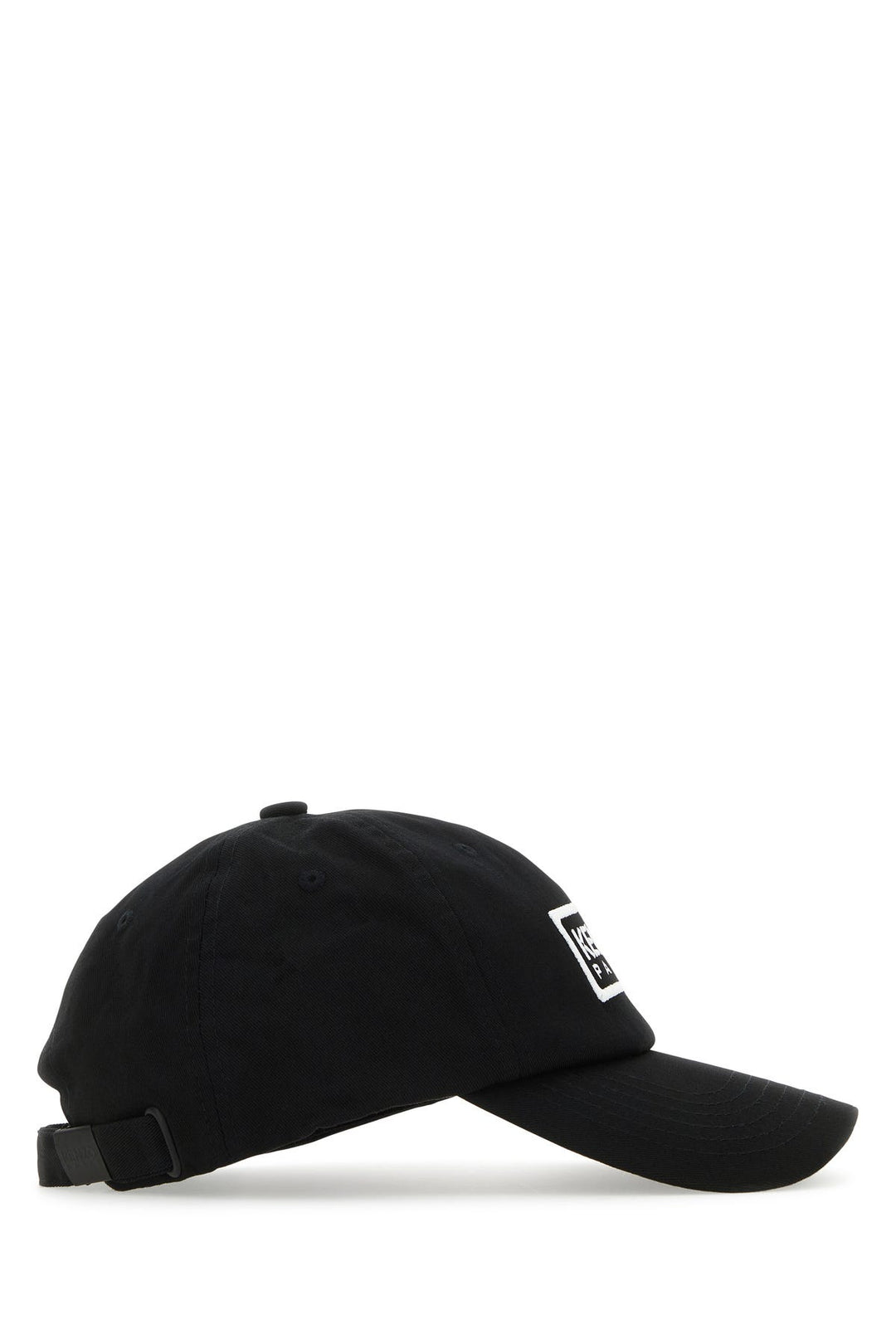 Black cotton baseball cap