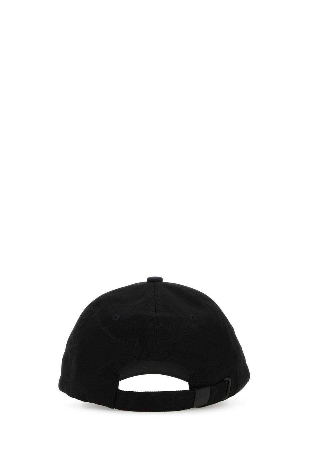 Black cotton baseball cap