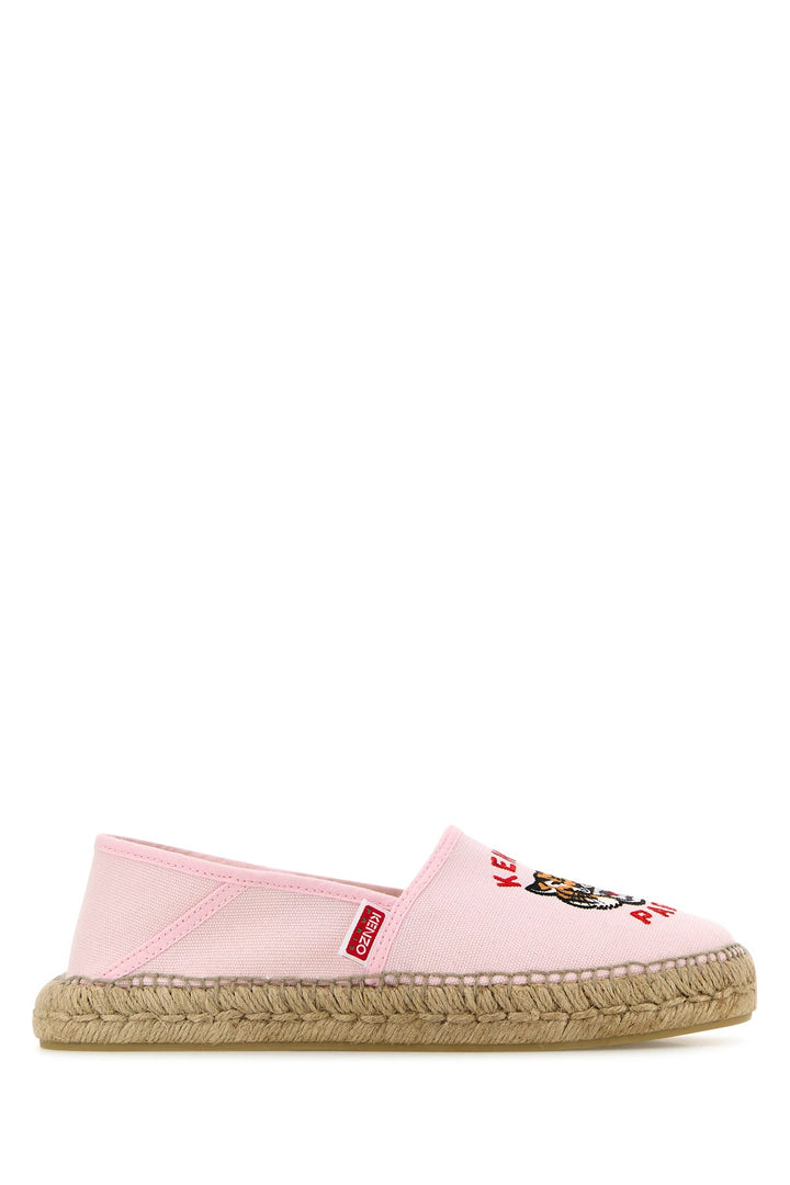 Pink canvas KENZO Lucky Tiger espadrilles